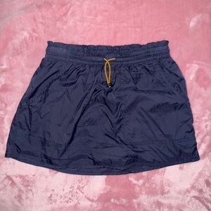 Outdoor Voices Women's Blue Windbreaker‎ Tennis Skorts Adjustable Size XS NWOT